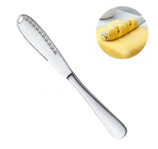 3 In 1 Stainless Steel Butter Spreader Knife Butter Curler Spreader Butter Knife 3 In 1 Stainless Steel Butter Spreader Knife Butter Curler Spreader Butter Knife